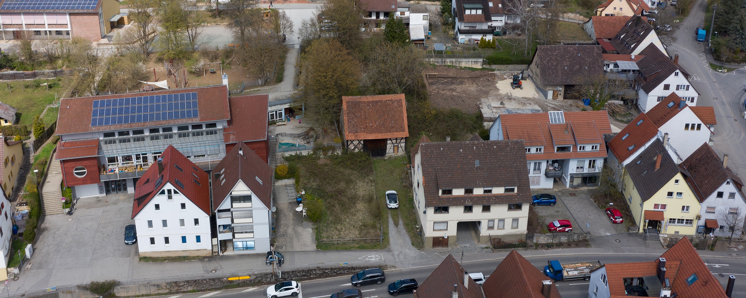 Luftbild von Unterjesingen „Auf der Mauer“